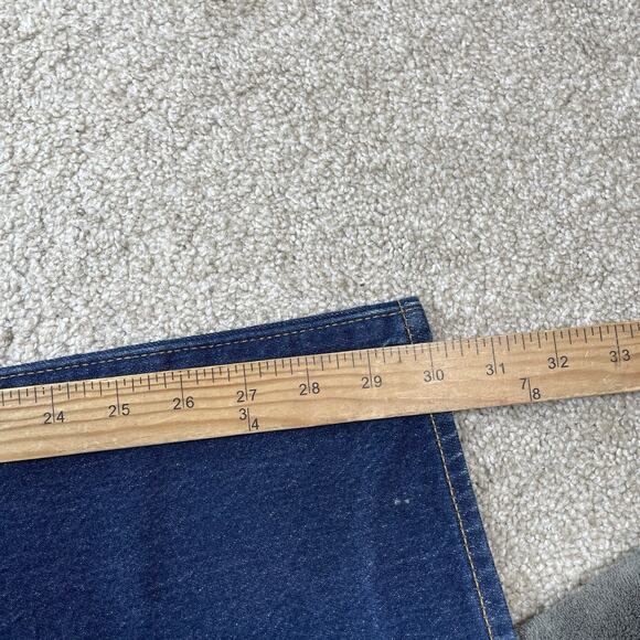 Levis Men 501 93 Straight Big E Size 34 x 32" Actual 34 x 30" Blue Jeans S18 - Picture 12 of 13